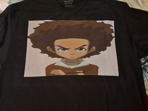 Boondocks Huey black cotton t-shirt