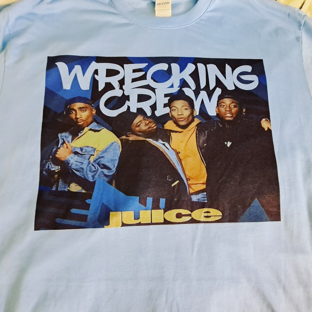 Juice crew movie baby blue crew neck