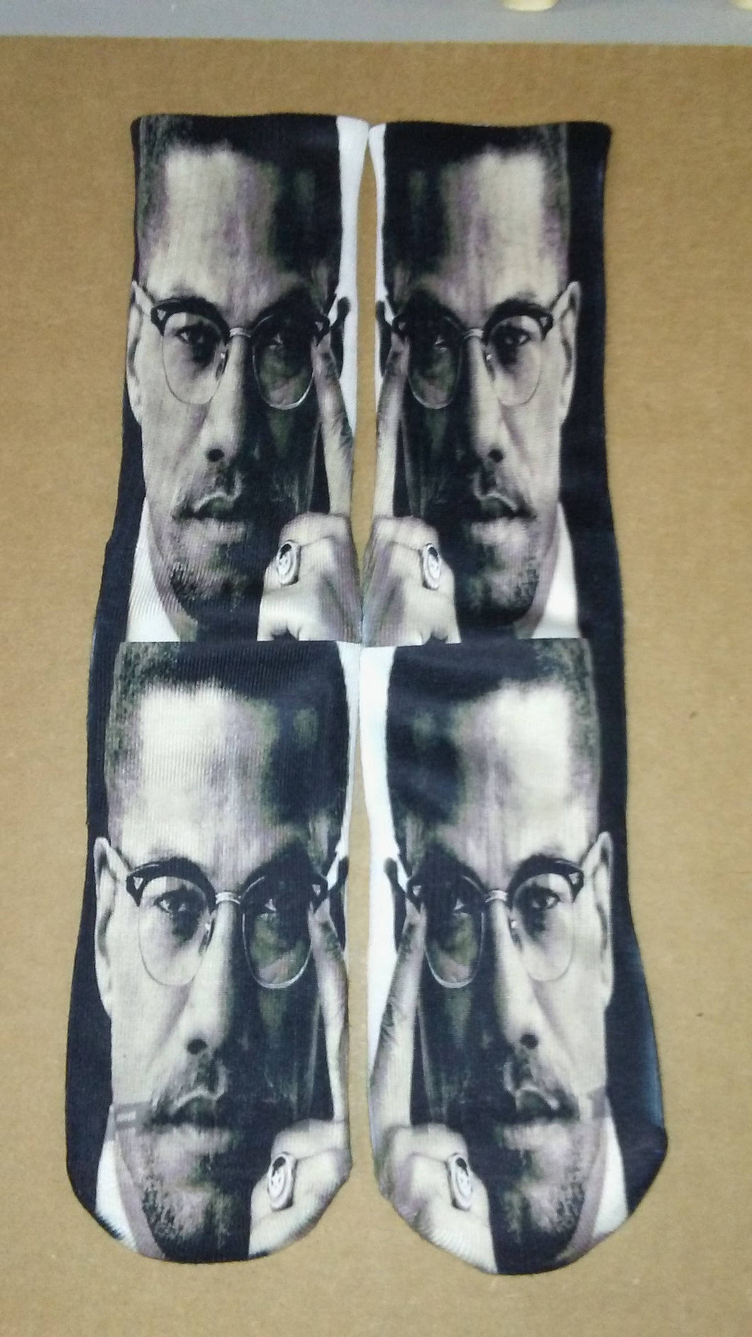 Malcolm x knowledge crew socks