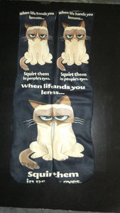 Grumpy cat custom dryfit socks