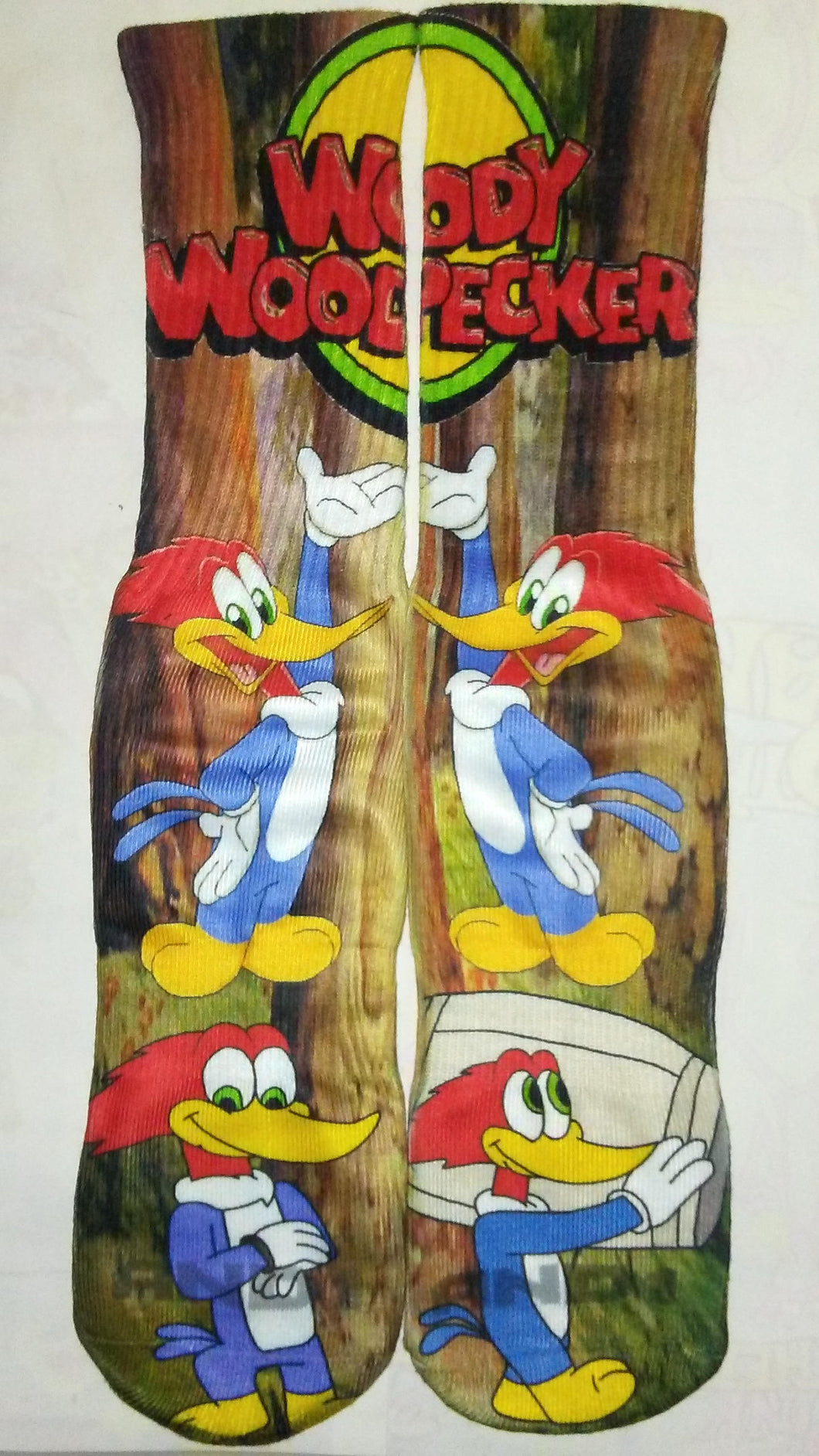 Woody Pecker custom socks