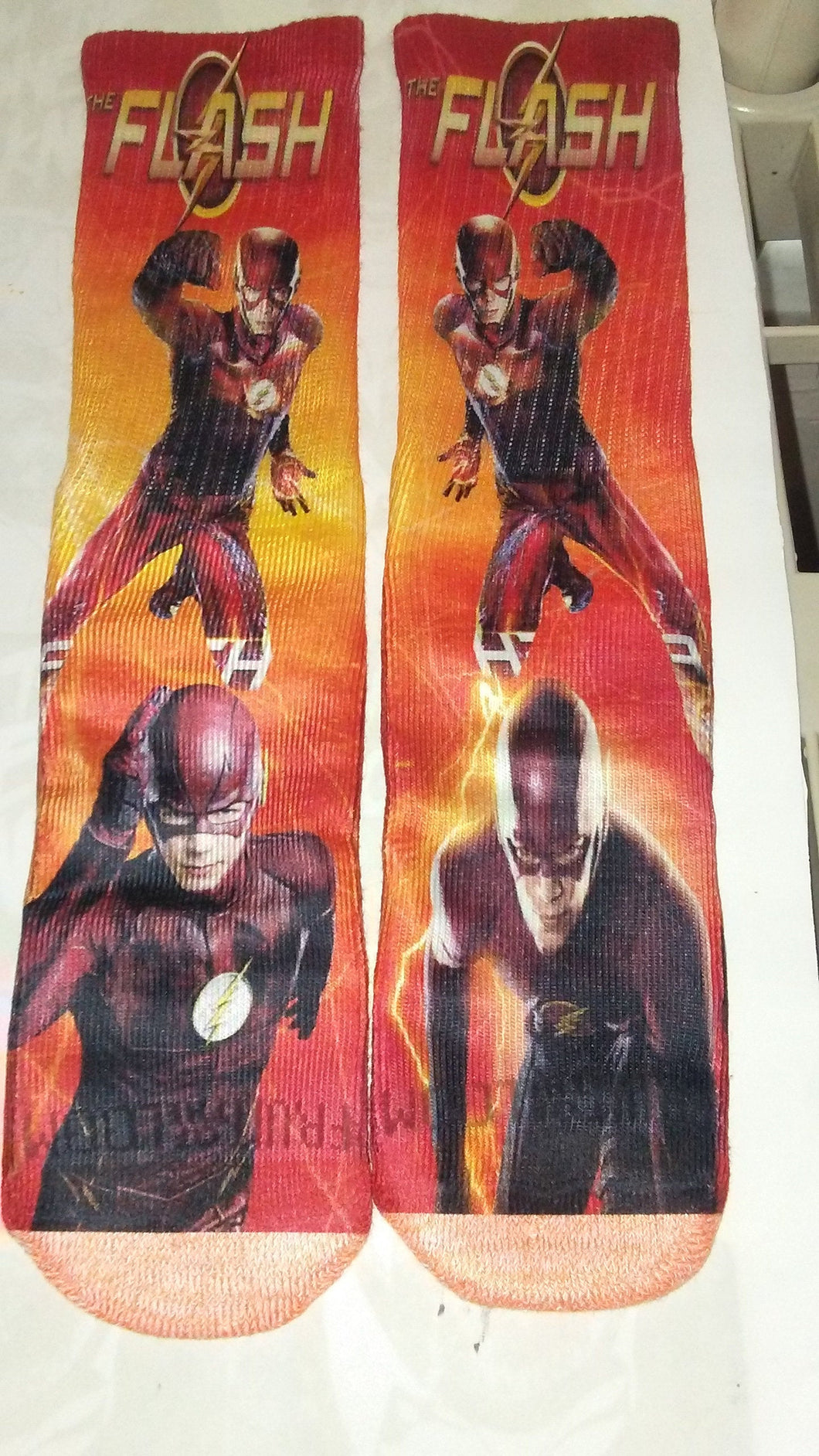 The Flash custom dryfit socks