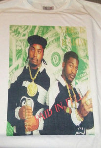 Paid in full rap duo white tshirt