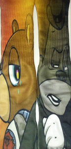 Ye and Jay animated crew socks