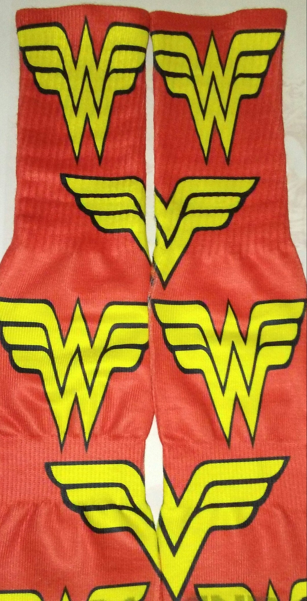 Symbol wonder women custom socks