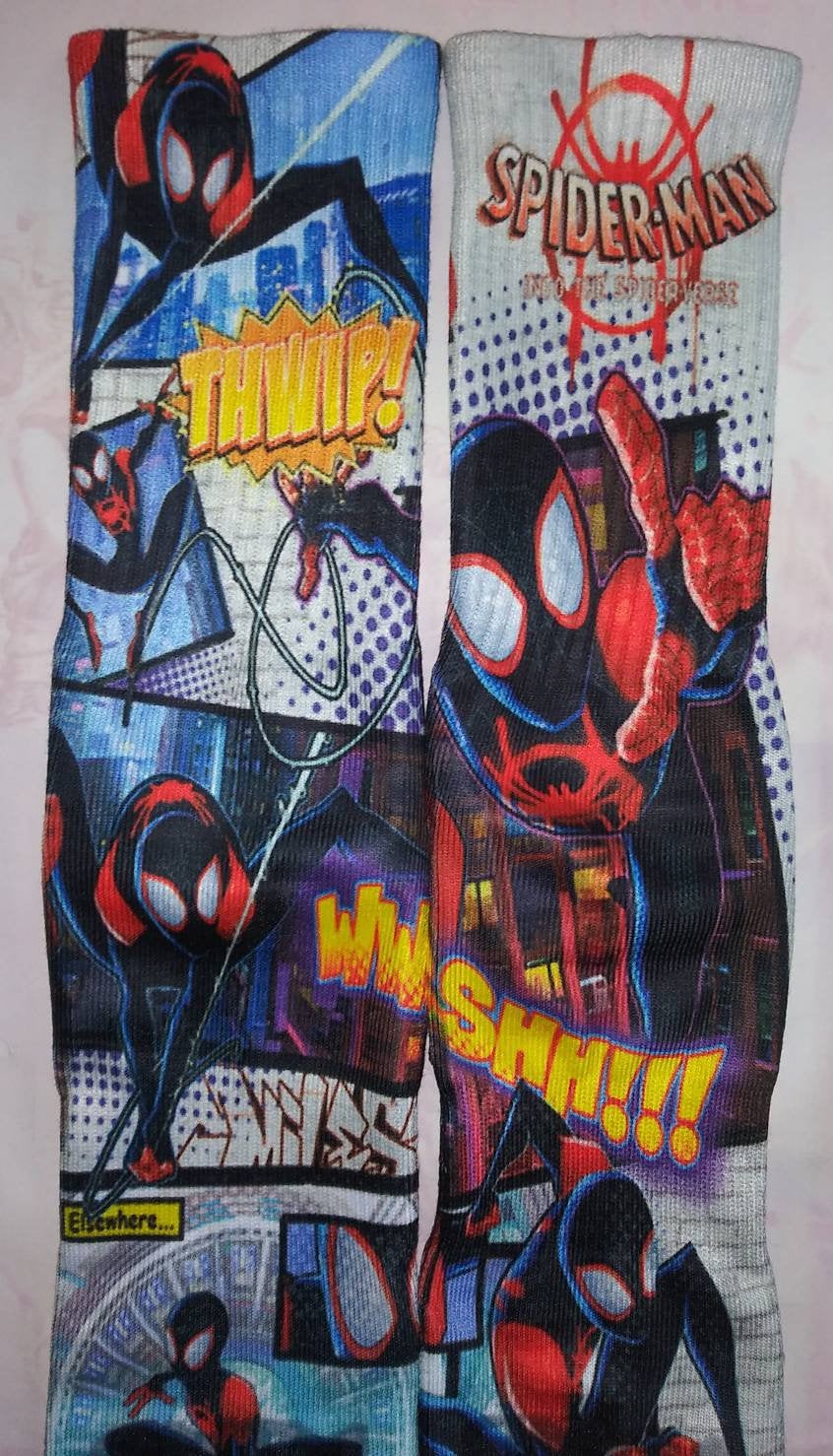 Spidey verse crew socks