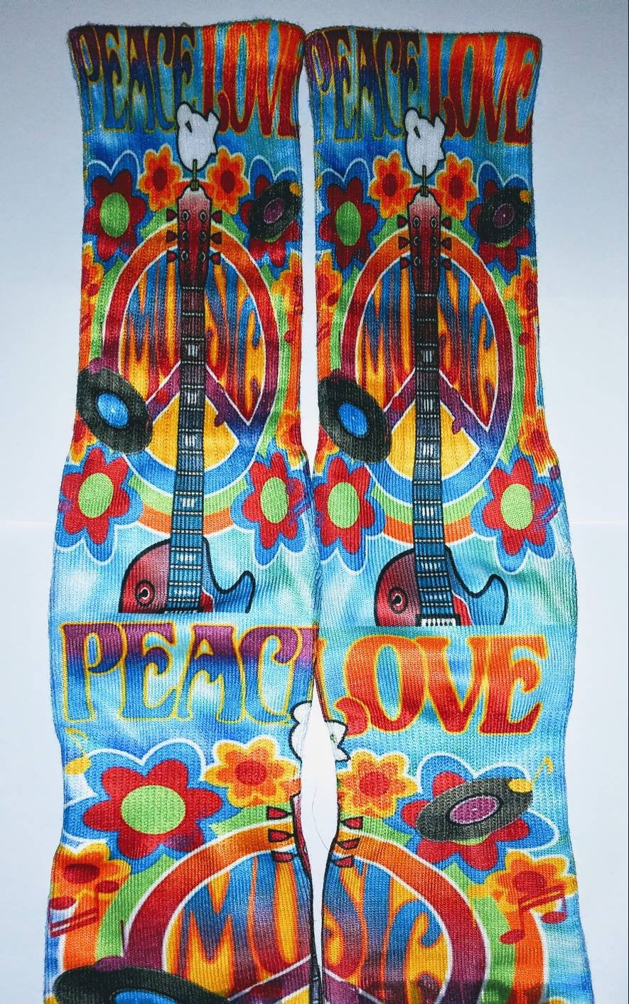 Peace and Love crew socks