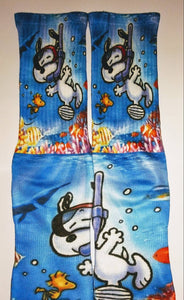 Snoopy Snorkel crew socks