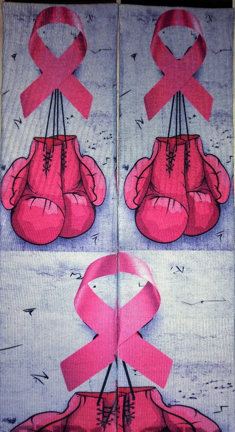 Fighting Breast Cancer custom socks
