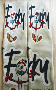 Forky custom crew socks