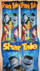 Sharks and Tales crew socks