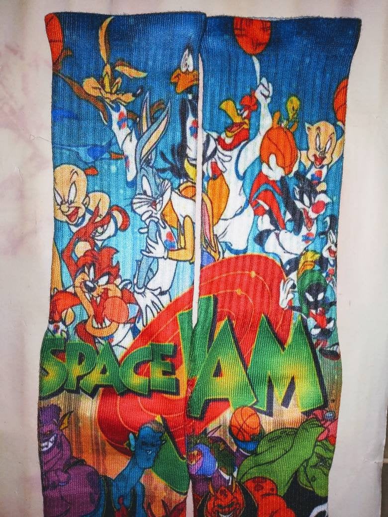 Toon squad space jam crew socks
