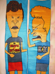 Butthead and Beavis custom socks