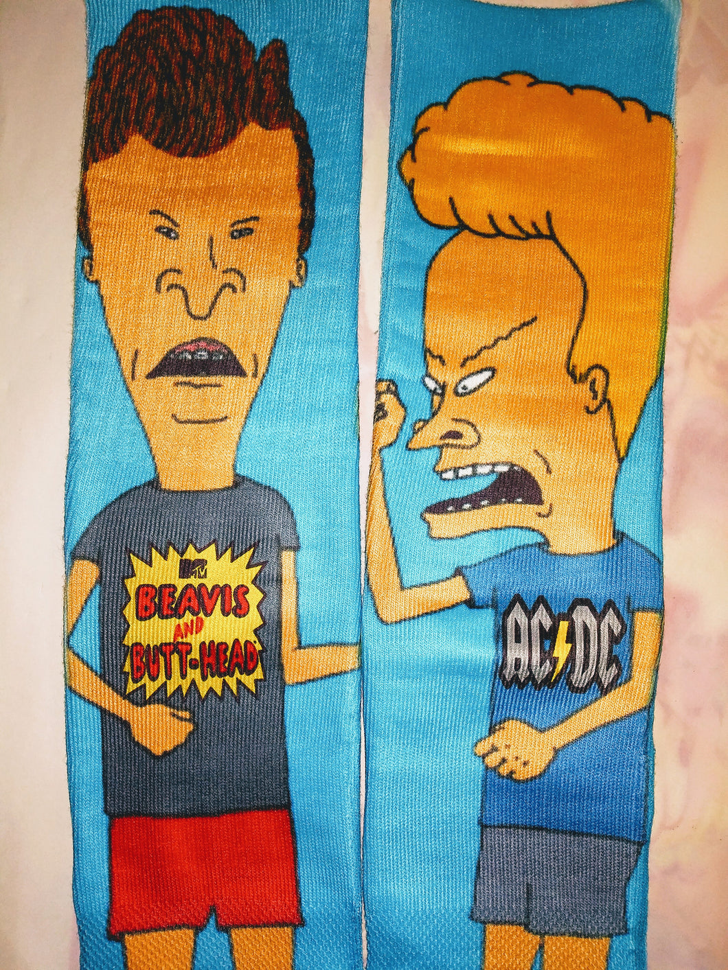 Butthead and Beavis custom socks