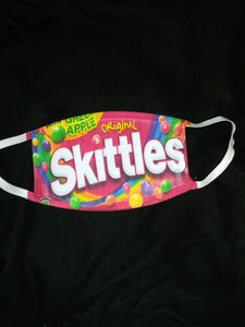 Candy Skittles custom face mask